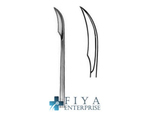 House Otology Knife, Sickle Shaped, high quality medical grade stainless steel knives for otology, Fiya Surgical 29.21541