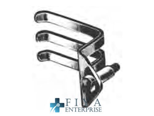 Interchangeable Blade, 3 Prong Blade, high quality medical grade stainless steel abdominal retractor, Fiya Surgical 26.7345