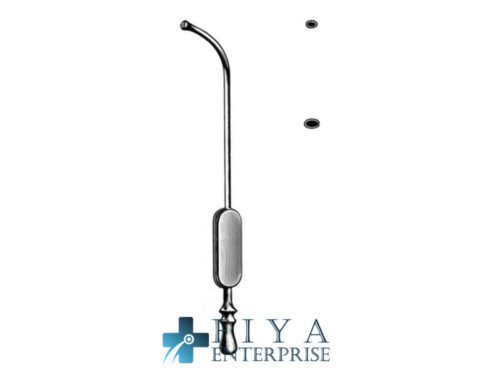 Killian Antrum Cannula, No. 2, 6", stainless steel irrigating tube for maxillary cavity, Fiya Surgical 38.0122