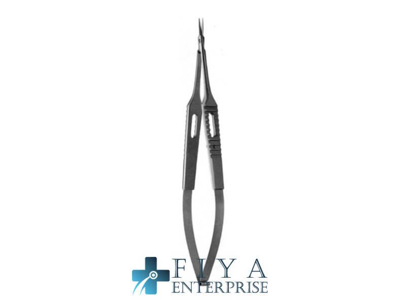 Koshima Micro Vannas Scissors, Straight, Ultra Fine, for, stainless steel surgical instrument, Fiya Surgical 04.0634