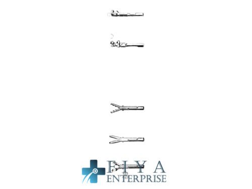 Krause Laryngeal and Bronchoscopic Forceps, stainless steel laryngeal and bronchoscopic forceps, Fiya Surgical 42.1884