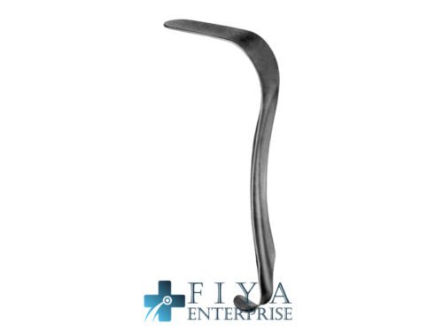 Kristeller Vaginal Retractor, Size 1, Flat, high quality medical grade stainless steel vaginal specula, Fiya Surgical 15.1623