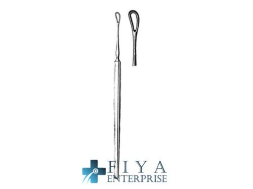 Langenbeck Ear Loop, Blunt, high quality medical grade stainless steel ear curettes, Fiya Surgical 29.7513