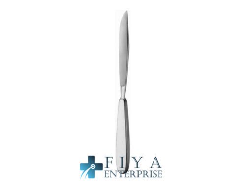 Langenbeck Flap Knife, Cutt. Edge, high quality medical grade stainless steel amputation knives, Fiya Surgical 05.1712