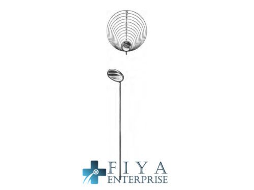 Laryngeal Mirrors and Mirror Handles, stainless steel laryngeal mirrors and mirror handles, Fiya Surgical 42.0124