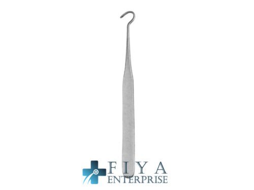 Ligature Carrier, Blunt, Small Model, Straight, stainless steel ligature needles, Fiya Surgical 19.0113