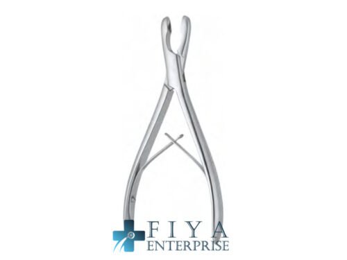 Luer Bone Rongeur, Curved Jaws, high quality medical grade stainless steel bone rongeurs, Fiya Surgical 24.2218