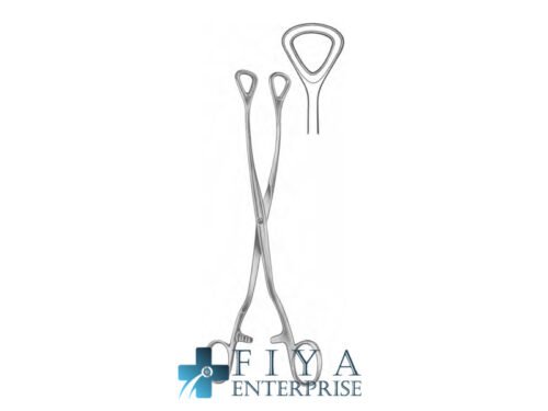 Luer Hemorrhoidal Forceps Jaws, stainless steel haemorrhoidal grasping forceps, Fiya Surgical 14.8325