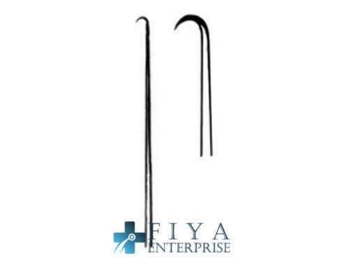 Mcgee Hook, Curved Down, Total Length, high quality medical grade stainless steel needle, Fiya Surgical 29.22585