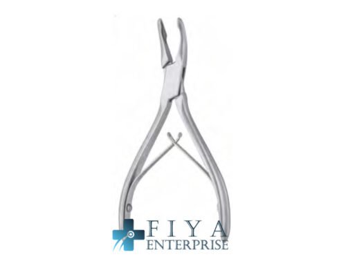 Mead Bone Rongeurs, No. 4, Curved Jaws, high quality medical grade stainless steel bone rongeurs, Fiya Surgical 24.0414