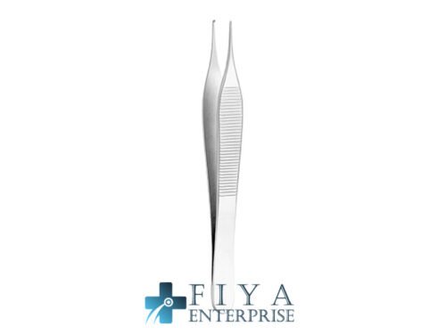 Micro-Adson Forceps, 1x2 Teeth, high quality medical grade stainless steel tissue forceps, Fiya Surgical 06.1912