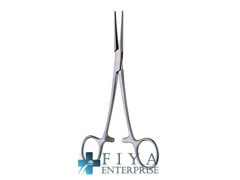 Micro Coller-Crile Hemostatic Forceps, Straight, stainless steel hemostatic forceps, Fiya Surgical 08.5244