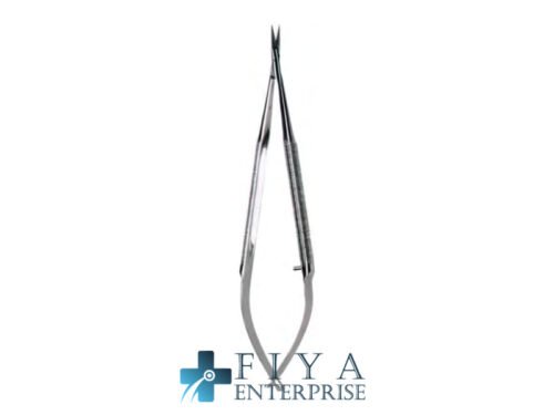 Micro Scissors, "SC" Supercut, Round Handle, Straight, stainless steel micro scissors, Fiya Surgical 04.01174
