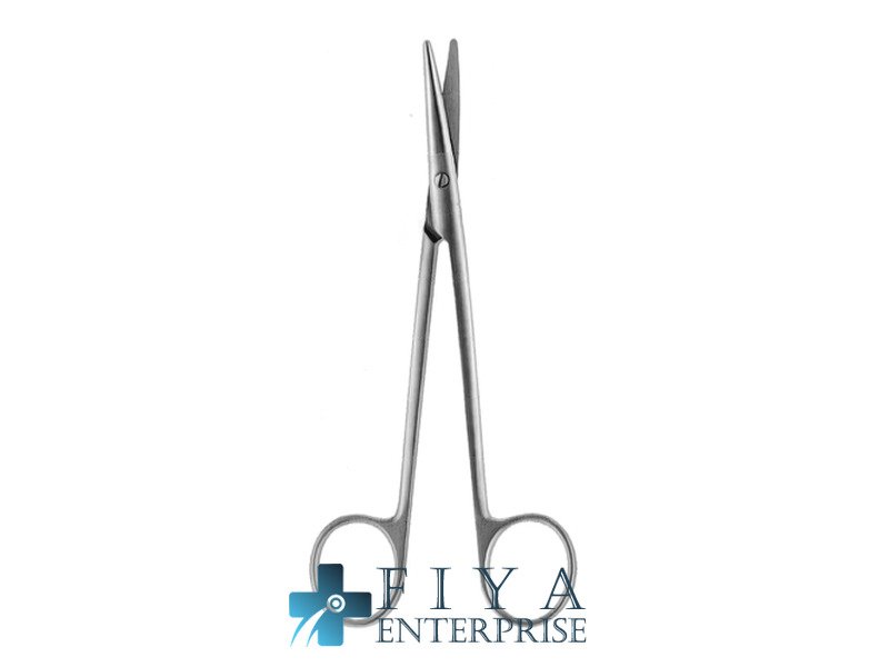 Mini Metzenbaum Dissecting "Black Line" Scissors, Curved, stainless steel surgical instrument, Fiya Surgical 03.37209