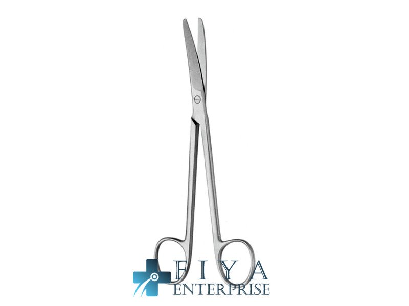 Mixter Scissors, Blunt, Curved, high quality medical grade stainless steel operating scissors, Fiya Surgical 03.2355