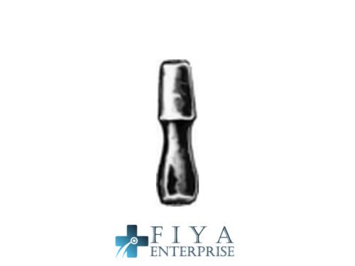 Olive Shaped Tubing Connector for Hartmann and Troeltsch, stainless steel ear catheters, Fiya Surgical 29.633