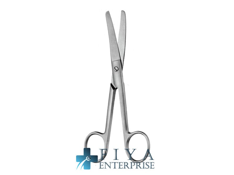 Op, Scissors, Tungsten Carbide, Blunt, Straight, stainless steel operating scissors, Fiya Surgical 03.1464