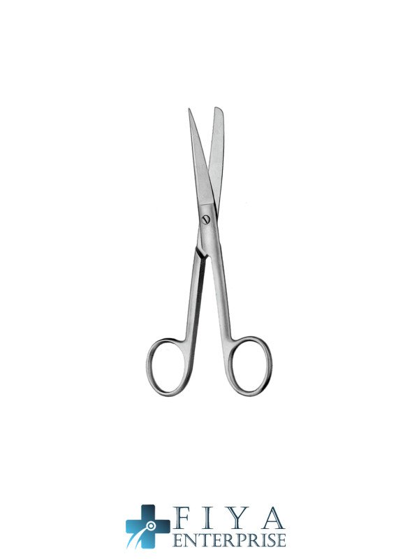 operating scissors curved, 13cm - 5" high quality medical grade stainless steel Fiya Surgical 03.1883