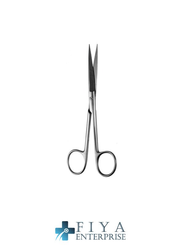 operating scissors curved, 13cm - 5" high quality medical grade stainless steel Fiya Surgical 03.1983