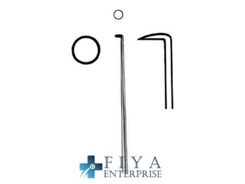Otology Circular Cutting Knife, Round, 90 Degrees, Ø, stainless steel grasping forceps, Fiya Surgical 29.2004