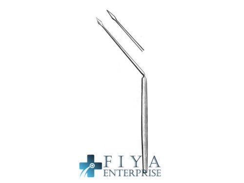 Politzer-Royce Tympanum Perforator, Angled, high quality medical grade stainless steel tympanum knives, Fiya Surgical 29.8404