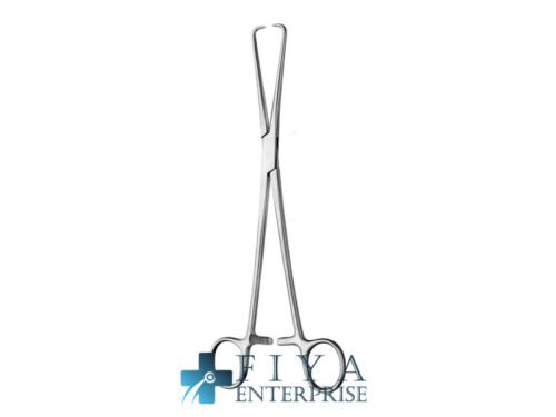 Pozzi Tenaculum Forceps, Straight, high quality medical grade stainless steel tenaculum forceps, Fiya Surgical 15.6525
