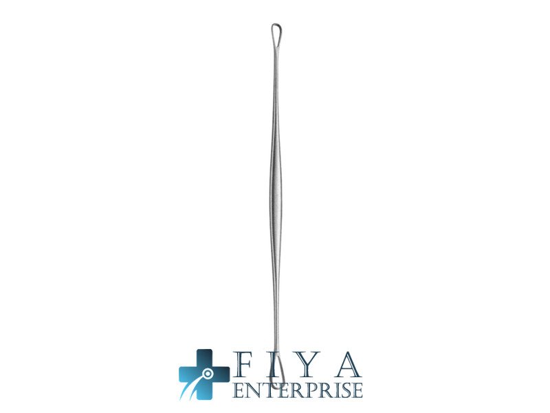 Recamier (Olshausen) Uterine Curette, 27-, R, stainless steel uterine curettes, Fiya Surgical 15.16008