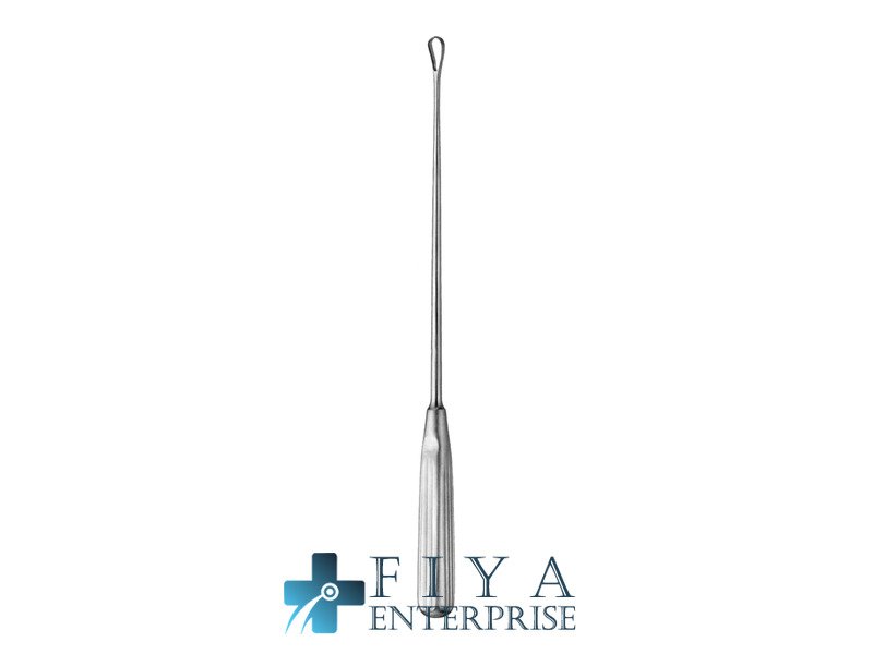 Recamier Uterine Curette, Malleable, Fig. 9-, stainless steel uterine curettes, Fiya Surgical 15.15539
