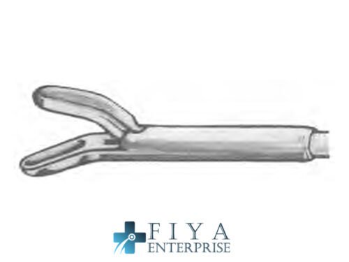 Rectal Biopsy Forceps, Oval Basket, Angled, stainless steel rectal biopsy forceps, Fiya Surgical 14.9235