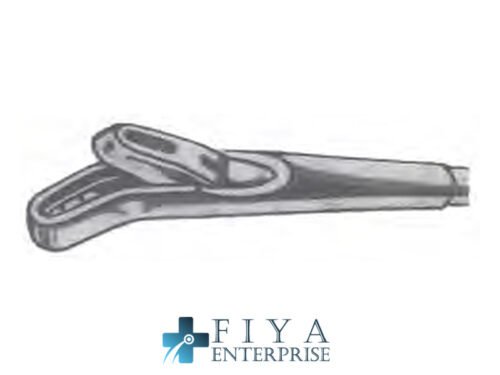 Rectal Biospy Forceps, Shaft, Angled Jaws, stainless steel rectal biopsy forceps, Fiya Surgical 14.9435
