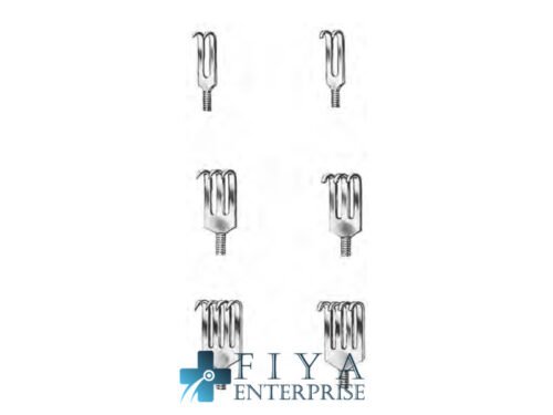 Retractor, 2 Prong Blunt, Flexible, high quality medical grade stainless steel delicate retractors, Fiya Surgical 25.2812