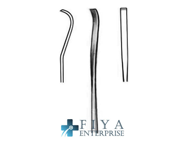 Rosen Mobilizer, Curved, Total Length, high quality medical grade stainless steel mobilizers, Fiya Surgical 29.23561
