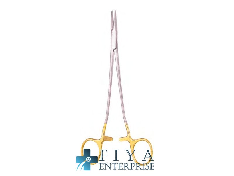 Sarot Needle Holder, Tungsten Carbide, Slender Pattern, stainless steel needle holders, Fiya Surgical 10.31.18