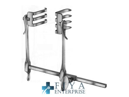 Scoville-Richter Laminectomy Retractor, Complete, stainless steel abdominal retractor, Fiya Surgical 26.6815