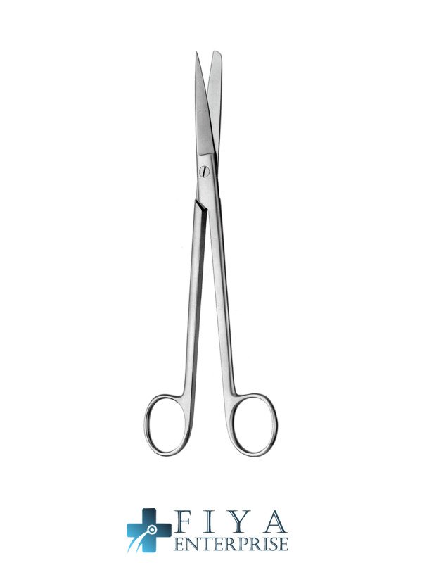 sims operating scissors curved, 20cm - 7¾" high quality medical grade stainless steel Fiya Surgical 03.2740