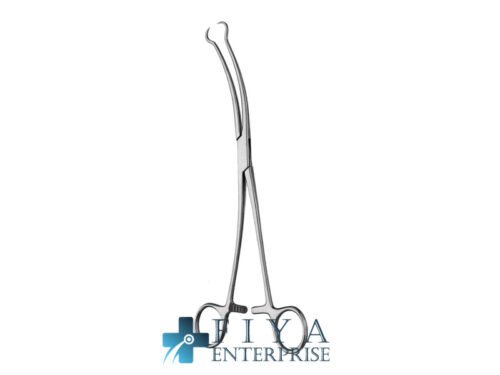 Skene Tenaculum Forceps, Curved to Side, high quality medical grade stainless steel tenaculum forceps, Fiya Surgical 15.7624