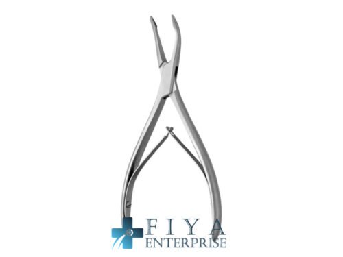 Stellbrink Synovectomy Rongeur, Sl. Curved, high quality medical grade stainless steel bone rongeurs, Fiya Surgical 24.2617