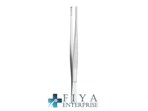 Stille Barraya Tissue Forceps, 3x4 Teeth, high quality medical grade stainless steel tissue forceps, Fiya Surgical 06.1318
