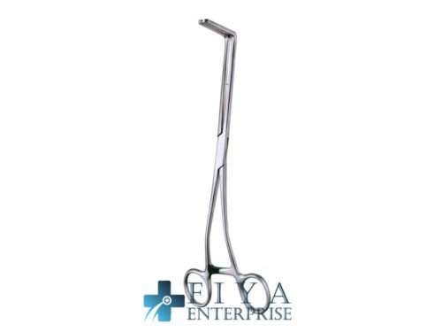Stomach Resect. and Clamp Forceps "AT" Jaws, stainless steel stomach and intestinal forceps, Fiya Surgical 14.3775