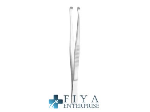 Stone Tissue Forceps, 5x6 Teeth, high quality medical grade stainless steel tissue forceps, Fiya Surgical 06.1115