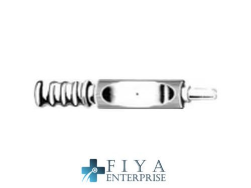 Suction Adapter, Tube Connector, with Luer Cone and Cut-Off, stainless steel surgical instrument, Fiya Surgical 29.6448