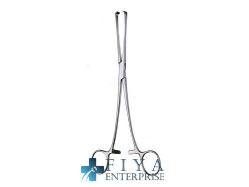 Thoms-Aliss Tissue Forceps, 6x7 Teeth, stainless steel intestinal and tissue grasping forceps, Fiya Surgical 14.0720