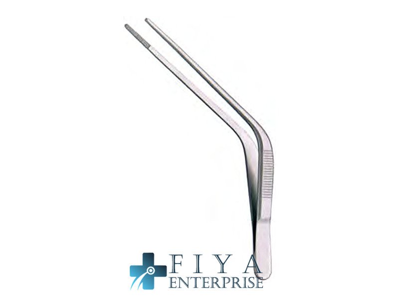 Troeltsch (Wilde) Ear Dres. Forceps, Adult Size, stainless steel bayonet forceps, Fiya Surgical 06.7013