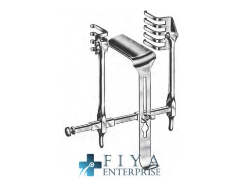 Ulrich-St. Gallen Retractor, Complete, high quality medical grade stainless steel abdominal retractor, Fiya Surgical 26.6505