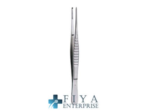Waugh Tissue Forceps, 1x2 Teeth, high quality medical grade stainless steel delicate forceps, Fiya Surgical 06.3815