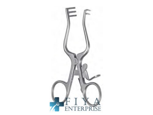 Weitlaner Retractor, 2x3 Semi Sharp Prong, stainless steel self-retaining retractors, Fiya Surgical 26.2812