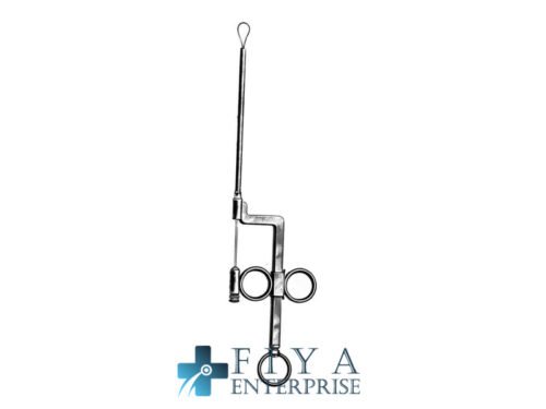 Wilde-Bruenings Nasal Polypus Snare, 10", stainless steel nasal polypus snares, Fiya Surgical 38.0824
