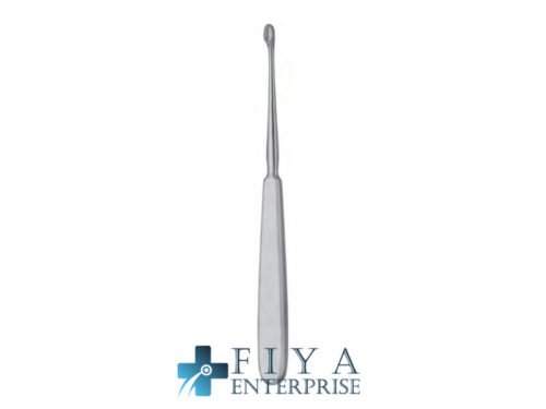 Williger Bone Curette, Fig. 1, Oval, high quality medical grade stainless steel sharp curettes, Fiya Surgical 23.0551