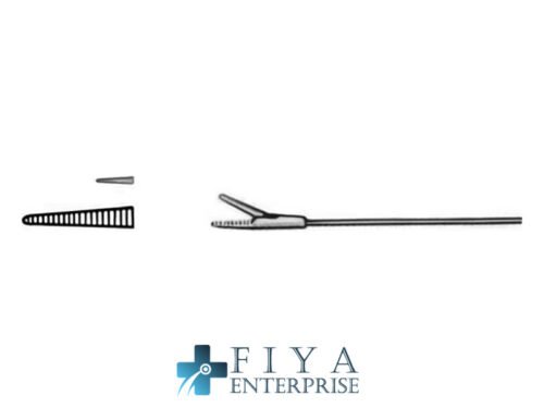 Wullstein Micro Ear Forceps, with Tubular Shaft, Delicate, stainless steel surgical instrument, Fiya Surgical 29.13512