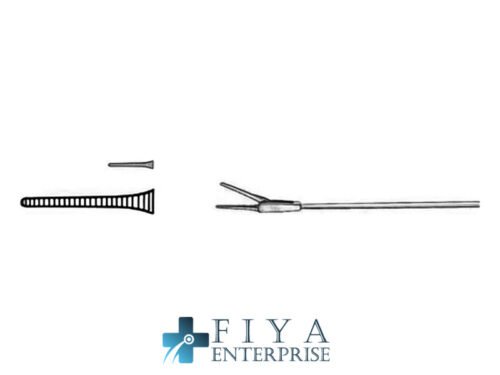 Wullstein Micro Ear Forceps, with Tubular Shaft, Delicate, stainless steel surgical instrument, Fiya Surgical 29.13533